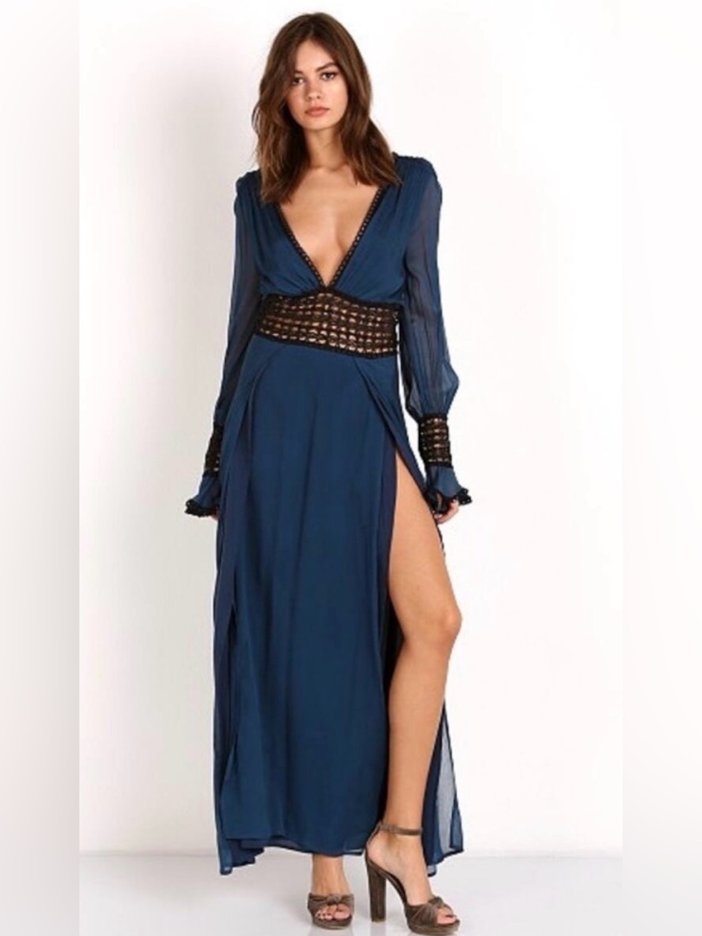 For Love & Lemons Celine Maxi Dress